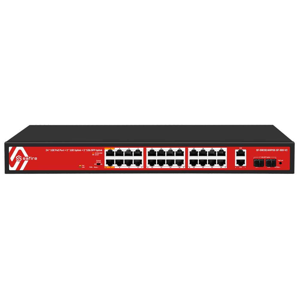 Safire Switch Hi-PoE