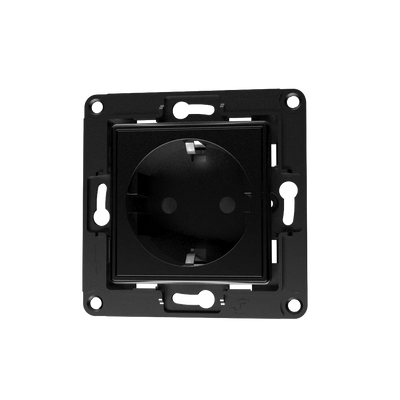 Shelly Wall Socket EU Negro