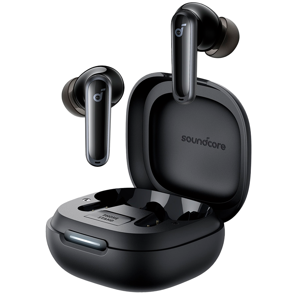 Auriculares Inalámbricos P40i Soundcore - 12 horas de reproducción - Cancelacion de Ruido Adaptativa - 6 micrófonos - Personalización via la app Soundcore - Resistentes al agua IPX5