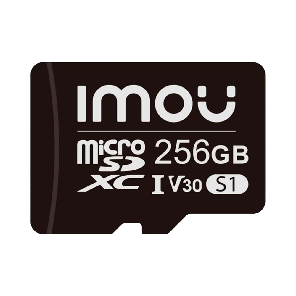 Imou Tarjeta de memoria Micro SD Clase 10 256GB - Compatible para camaras de vigilancia - Clase 10 / V30 - Uso en interiores - Material platico - Facil instalacion