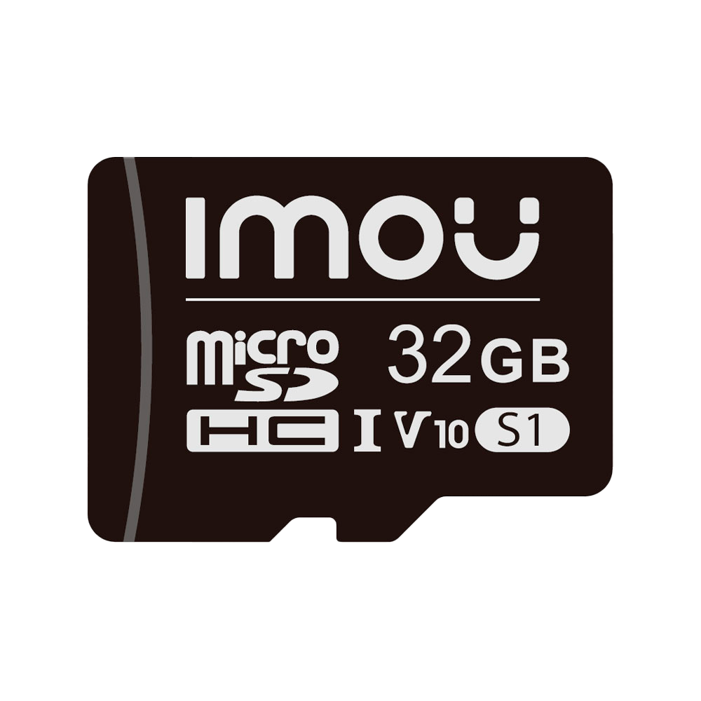 Imou Tarjeta de memoria Micro SD Clase 10 32GB - Compatible para camaras de vigilancia - Clase 10 / V30 - Uso en interiores - Material platico - Facil instalacion