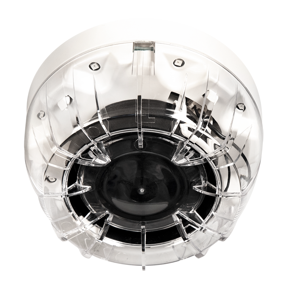 Sirena direccionable supervisada - silenciable y no silenciable - señal óptica activable desde programacion - 64 modalidades de sonido - Grado de protección IP33C -  Tipo B para exteriores