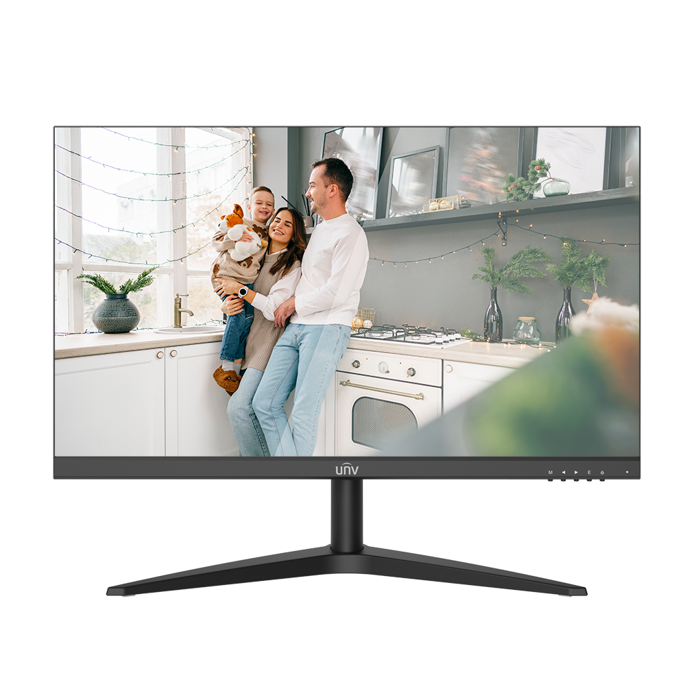 Monitor LED 22" Full HD - Progettato per la videosorveglianza - Formato 16:9 - 1xHDMI, 1xVGA - Risoluzione 1920x1080 - Supporto VESA 100x100 mm