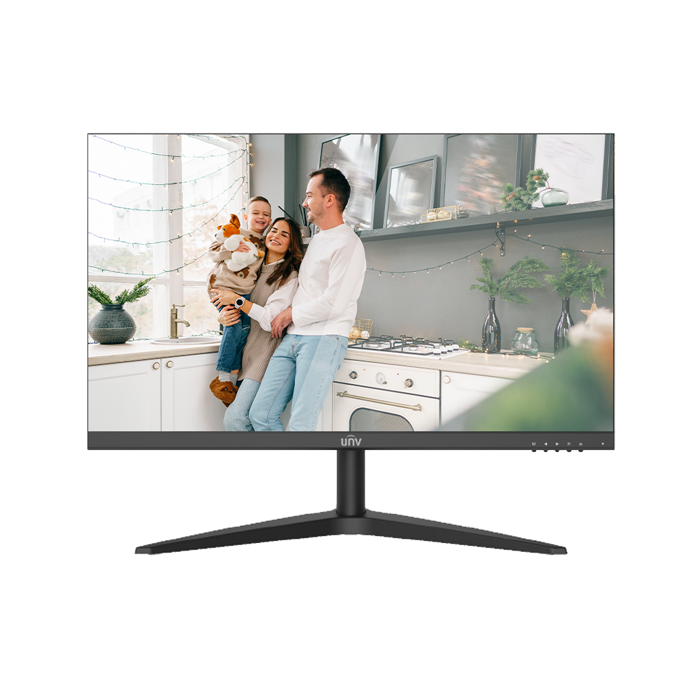 Monitor LED 24" Full HD - Progettato per la videosorveglianza - Formato 16:9 - 1xHDMI, 1xVGA - Risoluzione 1920x1080 - Supporto VESA 100x100 mm