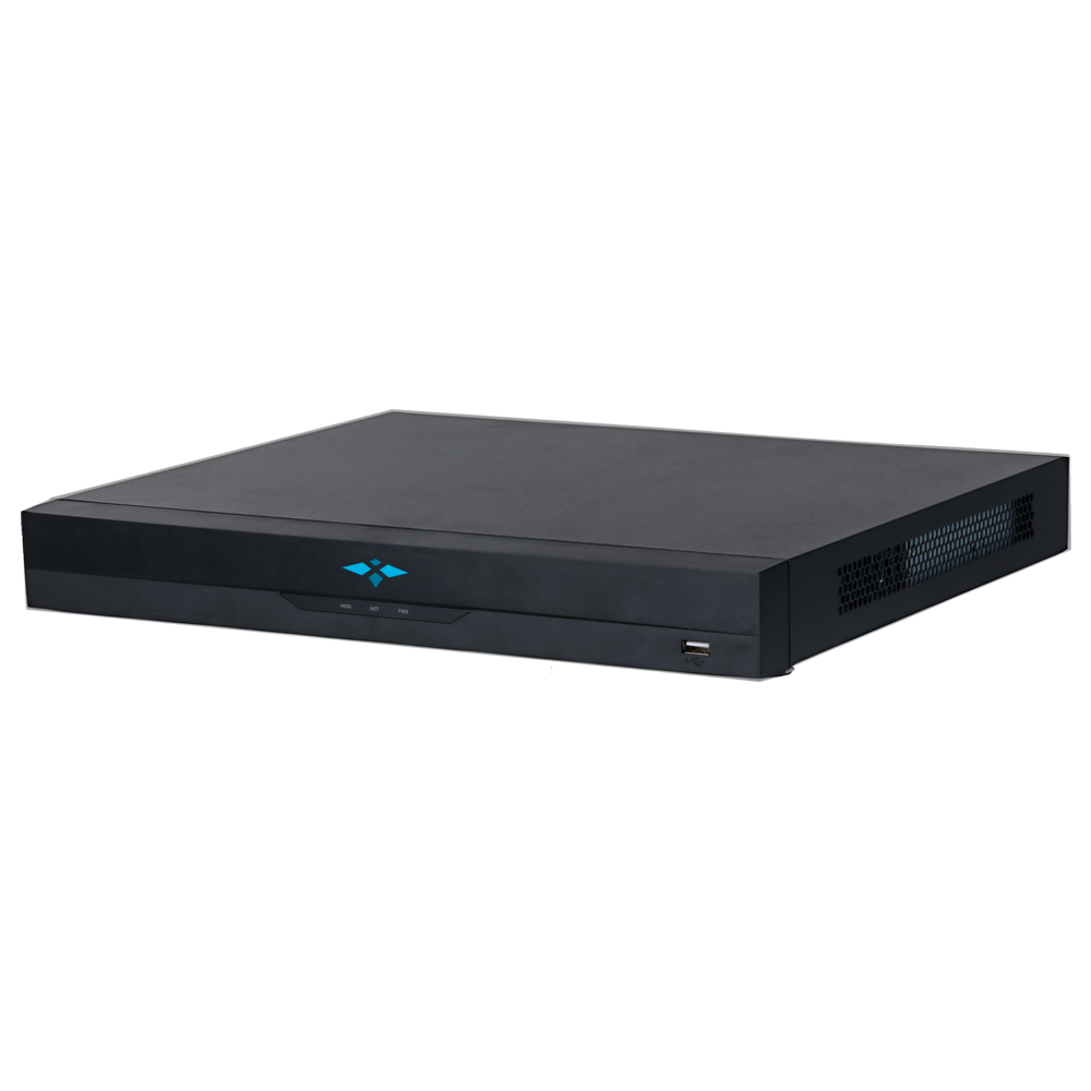 X-Security NVR - Massima risoluzione 16 Megapixel - 32 CH / 16 porte PoE af/at - Compressione H.265 / H.264 | 2 HDD - Uscita HDMI 4K | Uscite allarme - SMD, WizSense e QuickPick