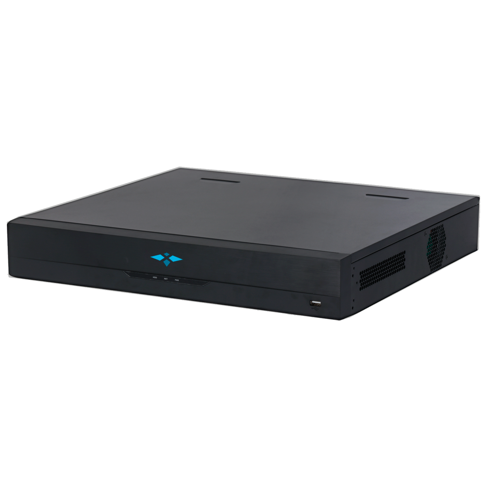 X-Security NVR - Massima risoluzione 16 Megapixel - 32 CH / 16 porte PoE af/at - Compressione H.265 / H.264 | 4 HDD - Uscita HDMI 4K | Uscite allarme - SMD, WizSense e QuickPick