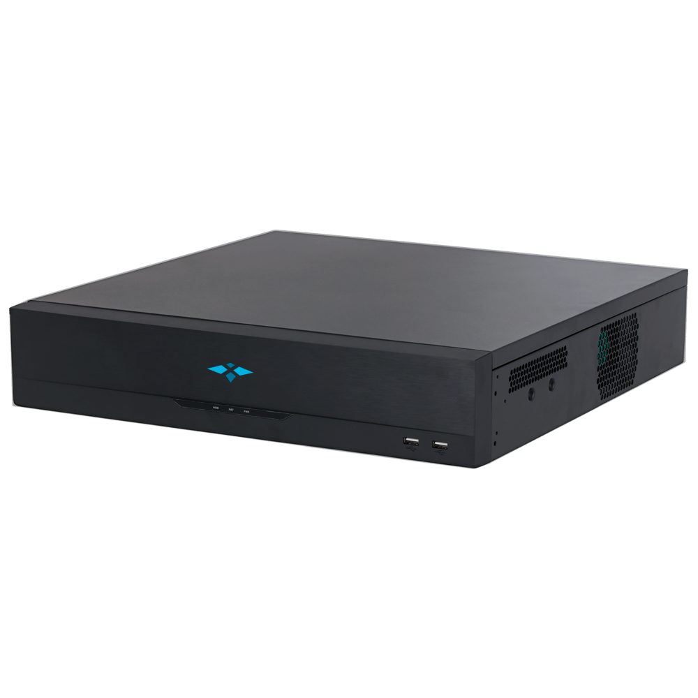 X-Security NVR - Massima risoluzione 16 Megapixel - 32 CH / 16 porte PoE af/at - Compressione H.265 / H.264 | 8 HDD - Uscita HDMI 4K | Uscite allarme - SMD, WizSense e QuickPick