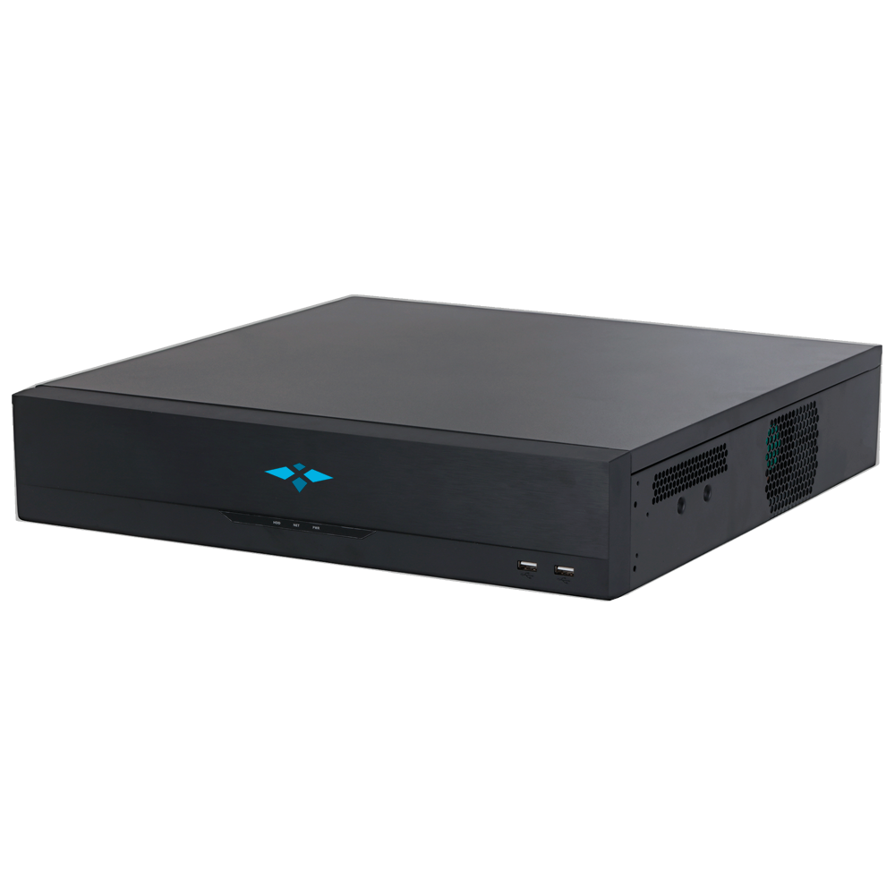 X-Security NVR - Massima risoluzione 16 Megapixel - 32 CH - Compressione H.265 / H.264 | 8 HDD - Uscita HDMI 4K | Uscite allarme - SMD, WizSense e QuickPick