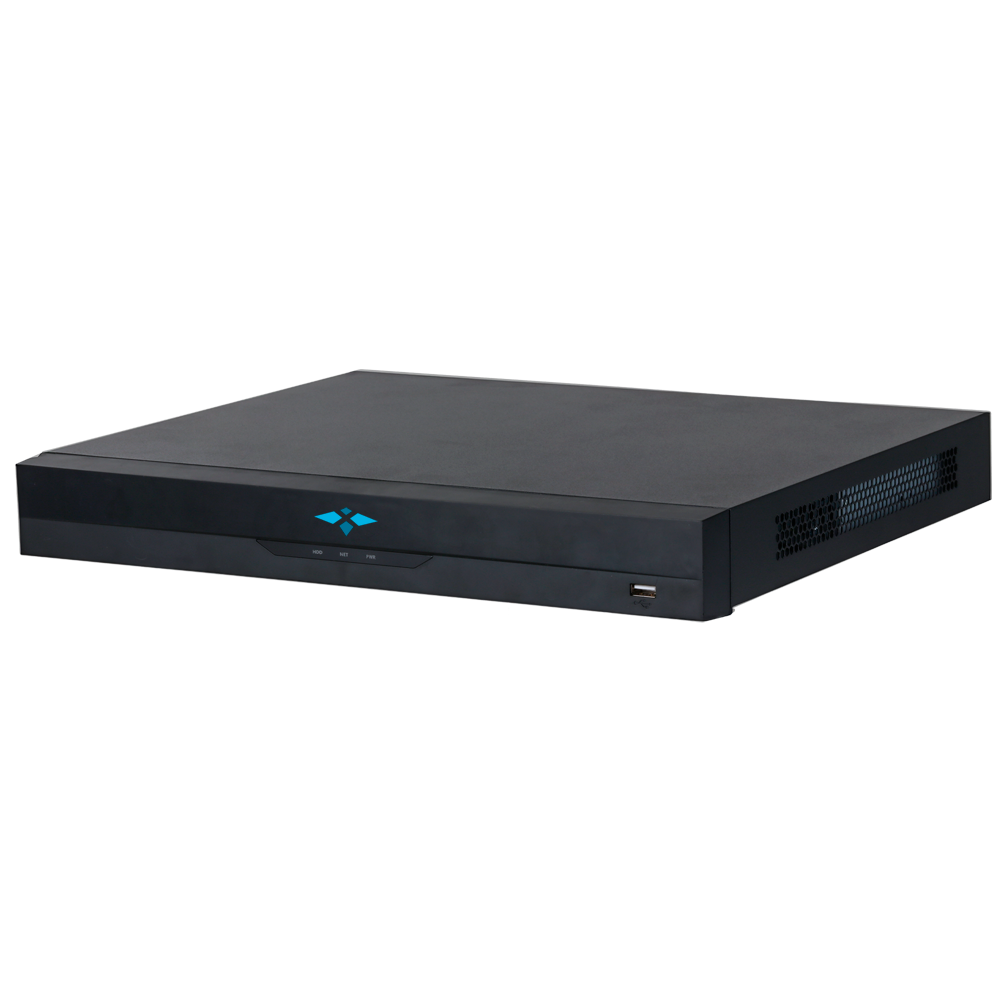 X-Security NVR - Massima risoluzione 32 Megapixel - 32 CH / 8 porte PoE af/at - Compressione H.265 / H.264 | 2 HDD - Uscita HDMI 4K | Uscite allarme - SMD, WizSense, Metadati e AcuPick
