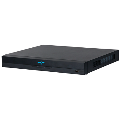X-Security NVR - Massima risoluzione 32 Megapixel - 64 CH / 16 porte PoE af/at - Compressione H.265 / H.264 | 4 HDD - Uscita HDMI 4K | Uscite allarme - SMD, WizSense, Metadati e AcuPick