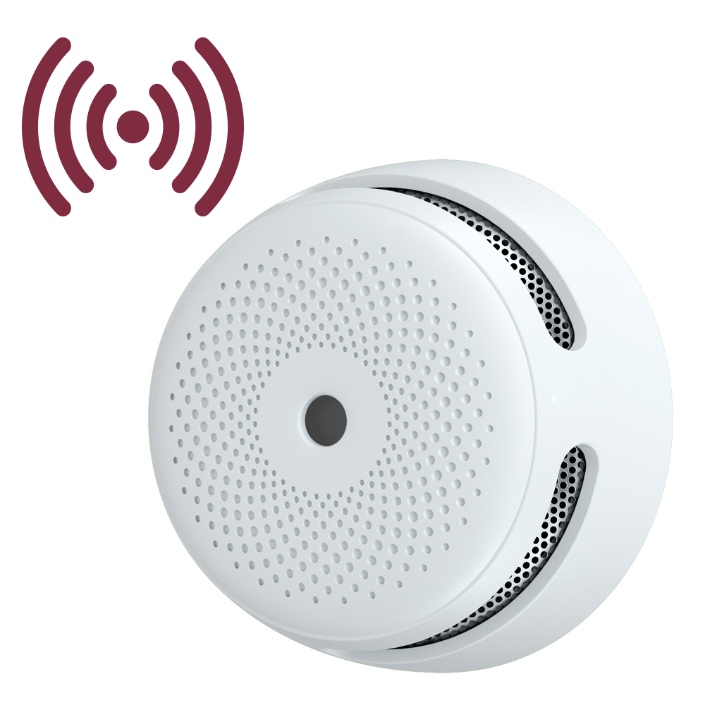 Mini detector de humo autónomo X-Sense - Permite conectar 24 detectores por RF 868MHz - Duración de la batería 5 años (reemplazable) - Indicador luminoso de alarma - Alarma sonora 85 dB a 3m - Certificado EN 14604