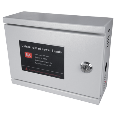 Alimentatore - Esclusivo per il controllo accessi - Controllo di diverse serrature - Batteria ausiliare - Configurabile in NC/NO - Montaggio in superficie - Innowatt