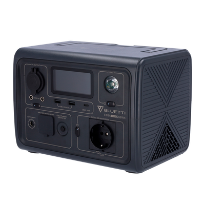 Batteria portatile  - Grande capacità 268.8Wh - Potenza in uscita 600W max | LiFePO4  - Uscite multiple - Modalità di ricarica multipla - Schermo LCD