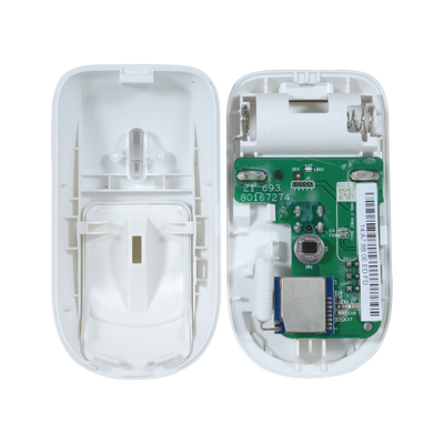 Rilevatore PIR Branded - Wireless 433MHz - Antenna interna - Distanza 150m - Rango 10 m / Angolo 15º - 1 x CR123 3V - Innowatt