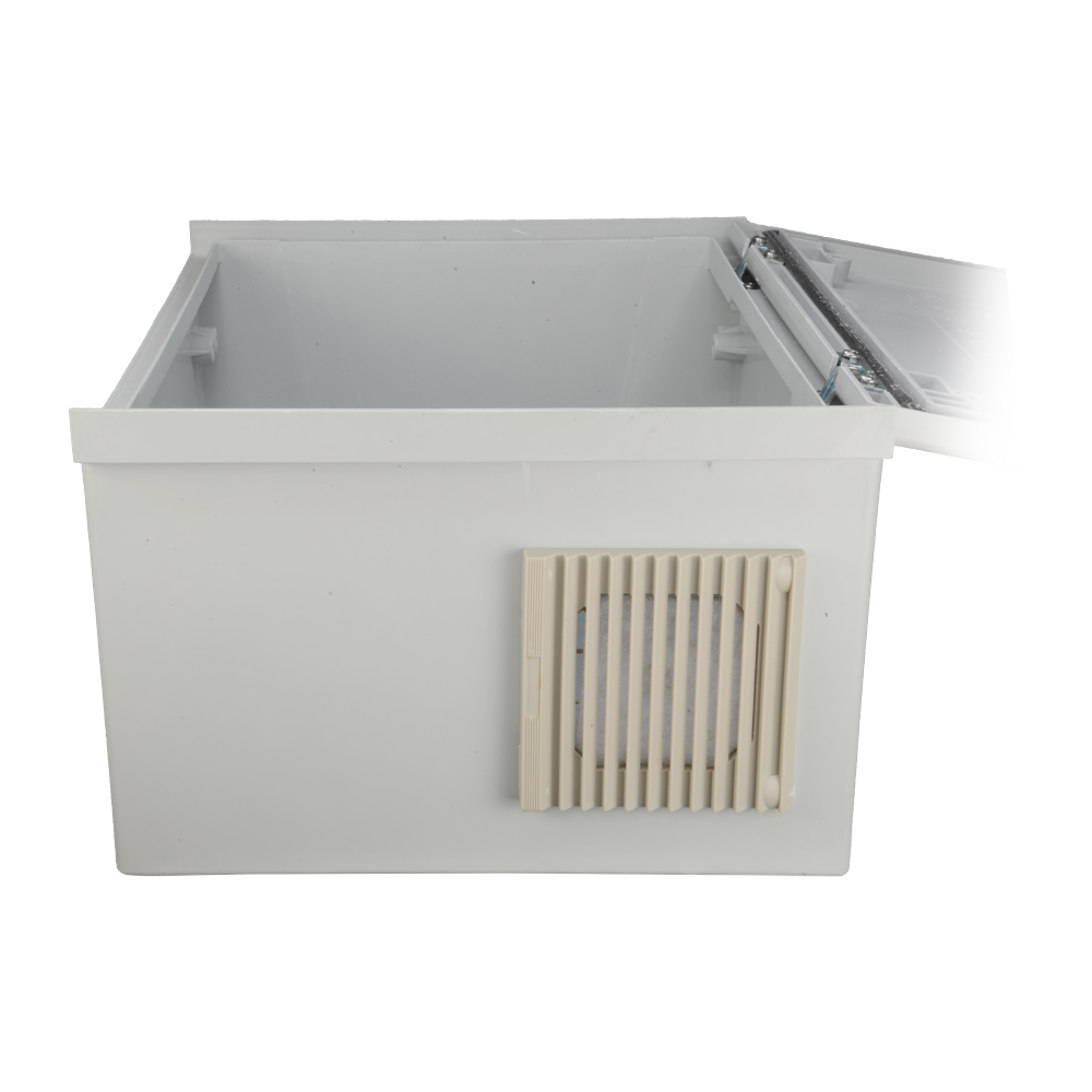 Armadio in poliestere - Dimensioni 40x30x20 cm - Grado di protezione IP66 - Colore grigio