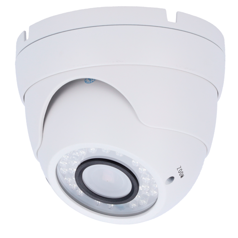 Cámera dome Gama 720p ECO - Uscita HDCVI - 1.3 Mp PS4100+V20 - Ottica 2.8~12 mm - IR LED Portata 20 m - Waterproof IP66