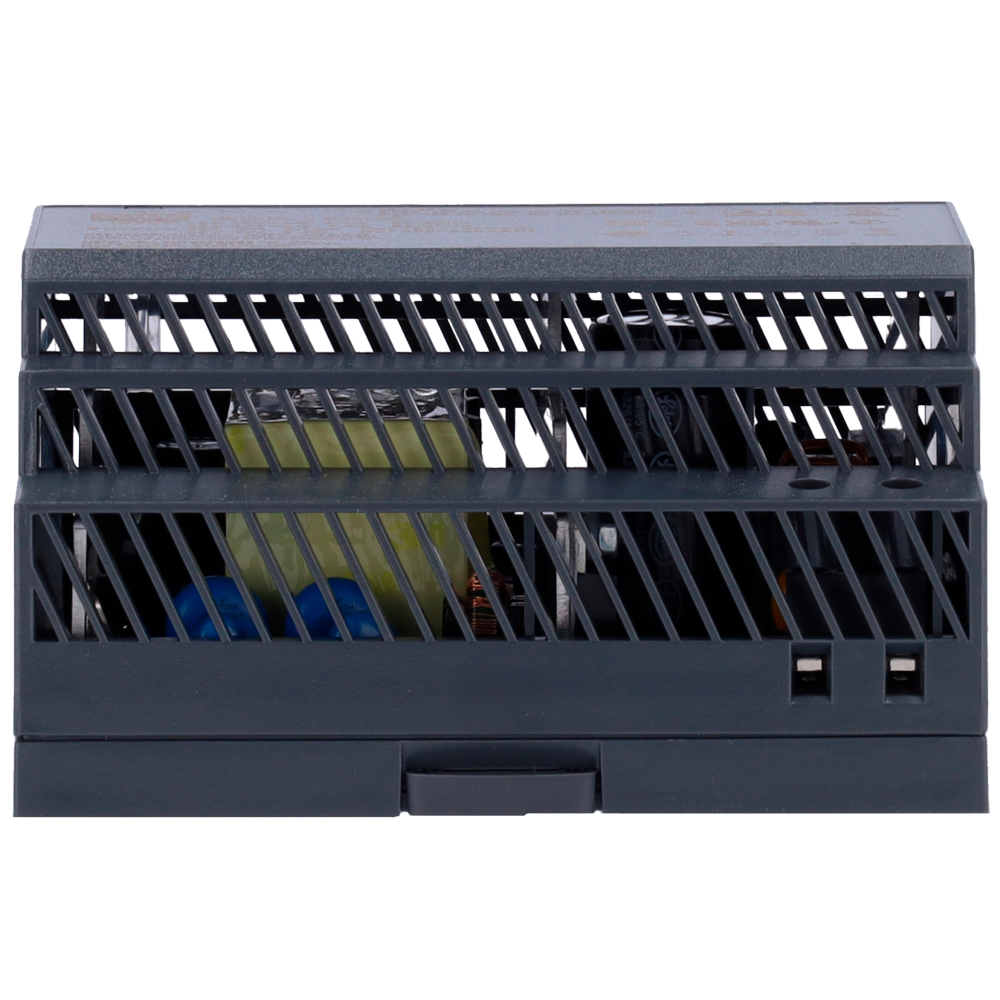 Alimentatore - Uscita DC 48 V / 3.2 A / 150 W - 2 uscite - 178 (H) x 97 (I) x 38 (P) mm - Montaggio su guida DIN - Specifico per videocitofoni