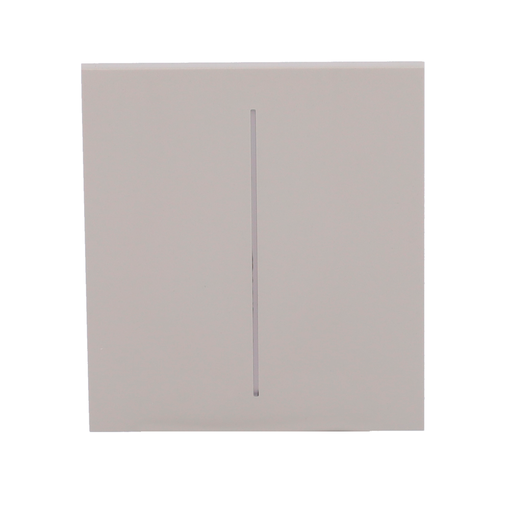 Ajax - LightSwitch CenterButton - Pannello tattile per doppio interruttore della luce - Compatibile con AJ-LIGHTCORE-2G - Retroilluminazione a LED - Pannello tattile centrale senza contatto - Colore oliva - Innowatt