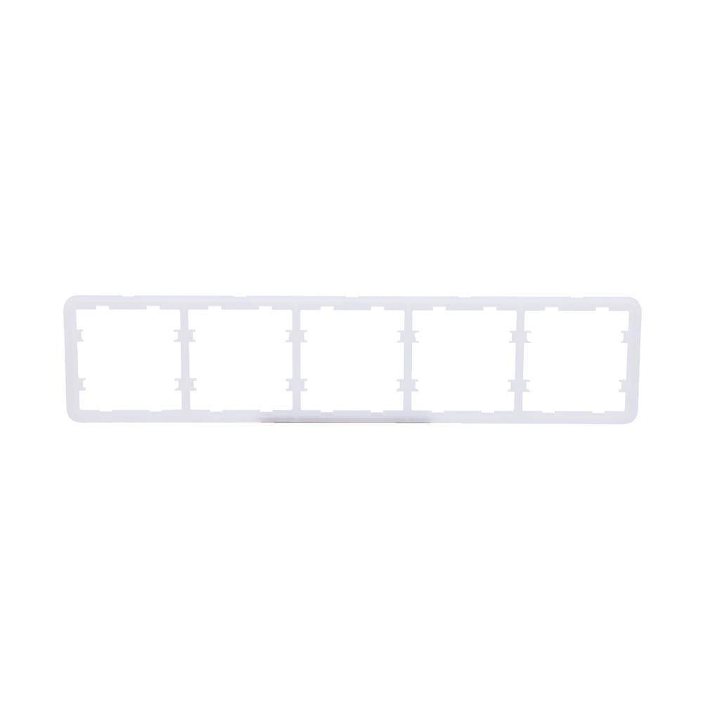 Ajax - LightSwitch Frame (5 seats) - Telaio per cinque interruttori - Compatibile con 2 x AJ-SIDEBUTTON - Compatibile con 3 x AJ-CENTERBUTTON - Innowatt