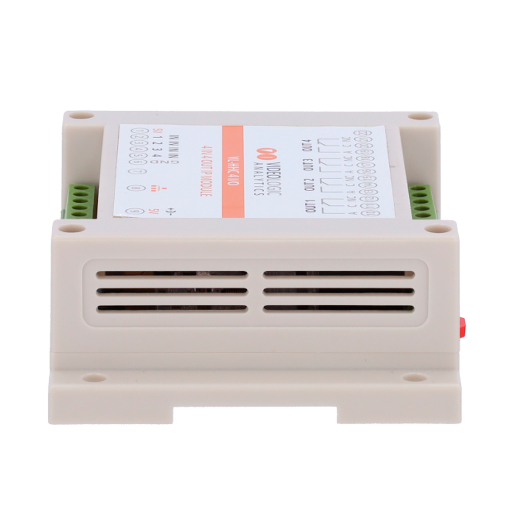 Videologic modulo esterno 4 relè - Connessione IP - 4 uscite relè e 4 ingressi