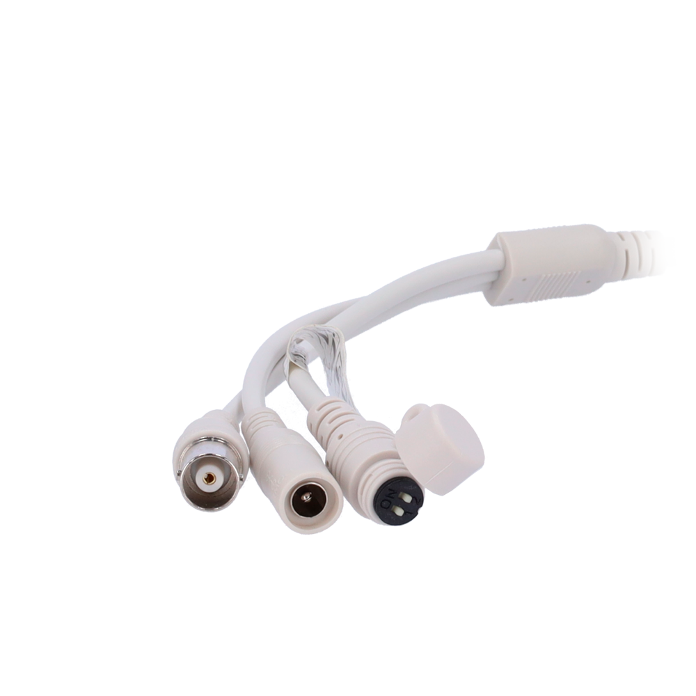Cámara Turret 5Mpx Gama ECO - 4 en 1 (HDTVI / HDCVI / AHD / CVBS) - 1/3" Progressive CMOS - Lente 2.8 mm - IR LEDs SMD Alcance 25 m - Menú OSD remoto desde DVR