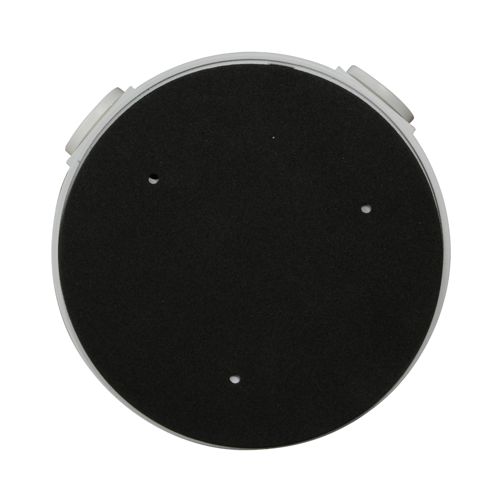 Caja de conexiones - Para cámaras domo - Instalación en techo o pared - Pasador de cable - Color blanco