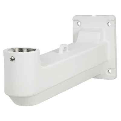 Staffa a parete - Per telecamere dome motorizzate - 160mm (I) x 115mm (H) x 255mm (P) - Resistenza al carico 30 Kg - In acciaio inox - Colore bianco