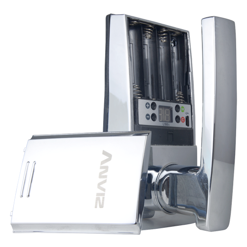 Serratura intelligente ANVIZ - Impronte digitali, tastiera e scheda MF  - Fino a 99 utenti e 4 amministratori - Autonoma 4 x pile AA - Resistente ed estetica - Funzioni extra di sicurezza