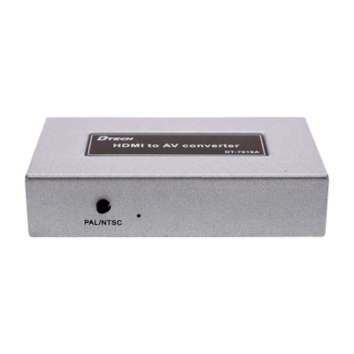 Convertitore HDMI a AV - 1 ingresso HDMI - 1 uscita AV - Risoluazione uscita PAL / NTSC - Risoluzione entrata video 1080p - Uscaita Audio stereo