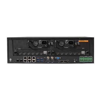 Server di gestione video - 1000 dispositivi | 12 Mp - Supporta 2 schede di decodifica - Larghezza di banda 512 Mbps - Supporta 16 hard disk | RAID