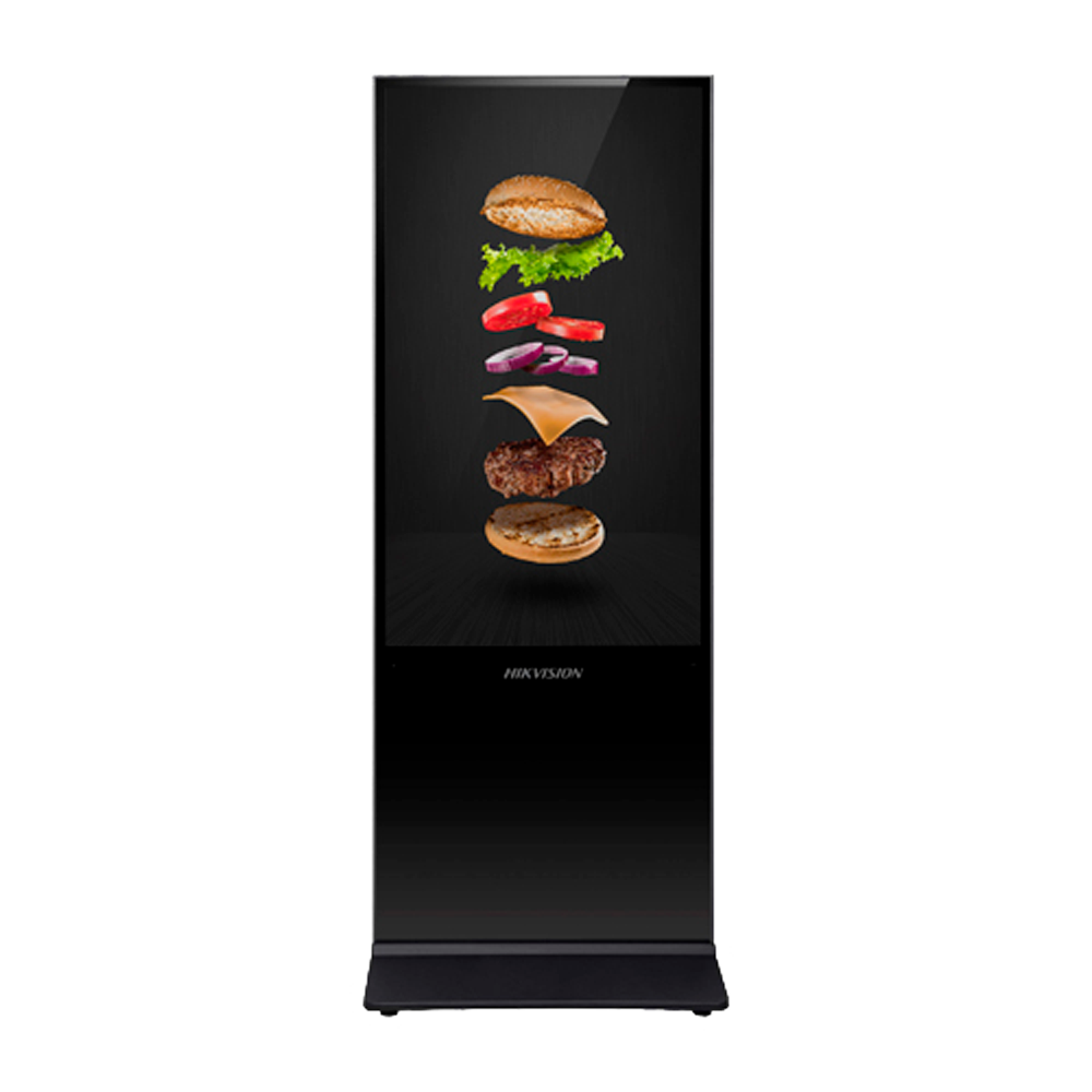 Totem da interno con monitor 55" - Risoluzione 3840x2160 - Ingresso HDMI, VGA, AUDIO  - Altoparlanti integrati