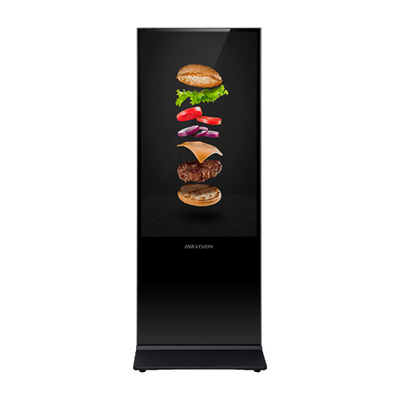 Totem da interno con monitor 55" - Risoluzione 3840x2160 - Ingresso HDMI, VGA, AUDIO  - Altoparlanti integrati