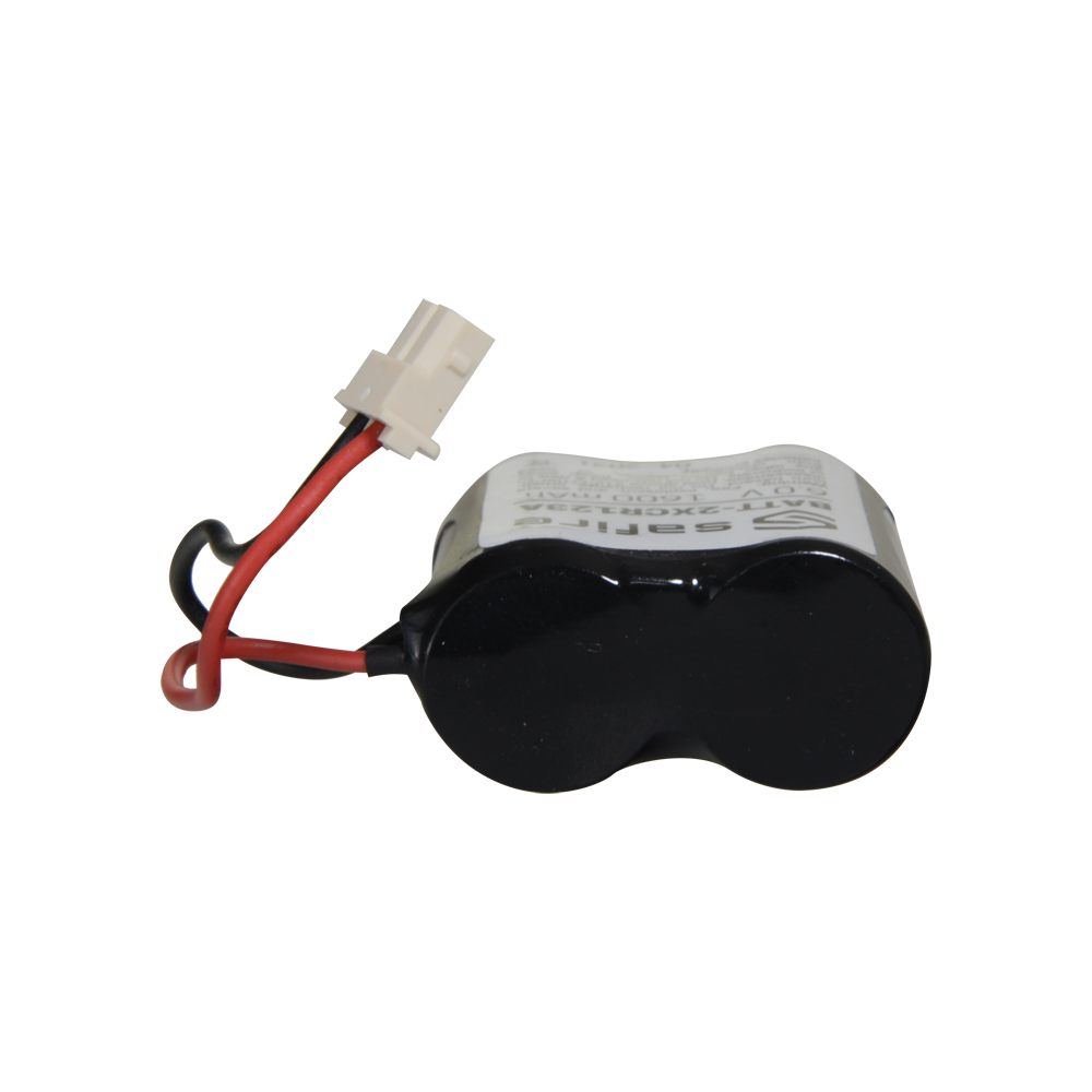 Safire - Pack di pile CR123A / CR17345 / 5018LC - Connettore Molex 5284 - Voltaggio 6 V / Litio - Capacità nominale 1600 mAh - Compatibile con rilevatori Visonic Next Cam PG2 e K9 PG2