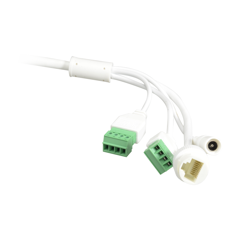 Cámara Bullet IP de 8 Megapixeles - Sensor CMOS de escaneo progresivo 1/2.8" - Detección de movimiento 2.0 de personas y vehículos - Lente motorizada 2.8~12 mm - Compresión H.265+