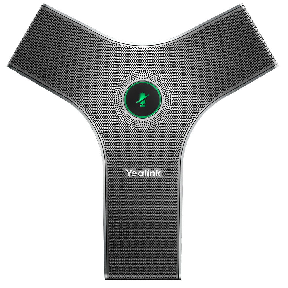 Matriz de 3 micrófonos - Alcance de captación 6m y 360º - Rango de frecuencia 100Hz -12 KHz - Alimentación a través de Ethernet (PoE) - Botón de silencio con indicador LED