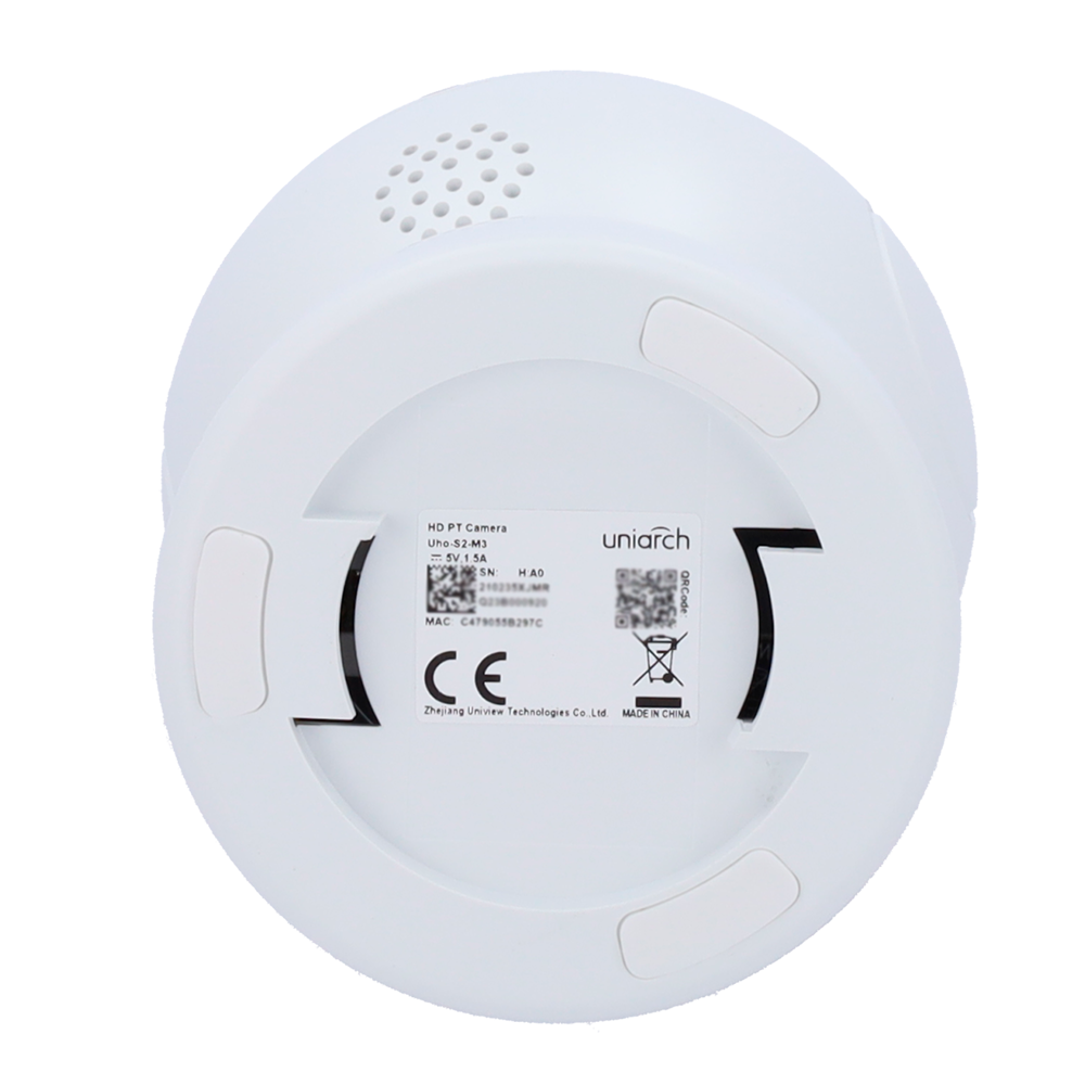 Telecamera IP PT 3 Megapixel - Serie Uniarch - 1/3" Progressive Scan CMOS - Ottica 4 mm - IR LED Portata 10 m - Interface WEB, CMS, Smartphone e NVR