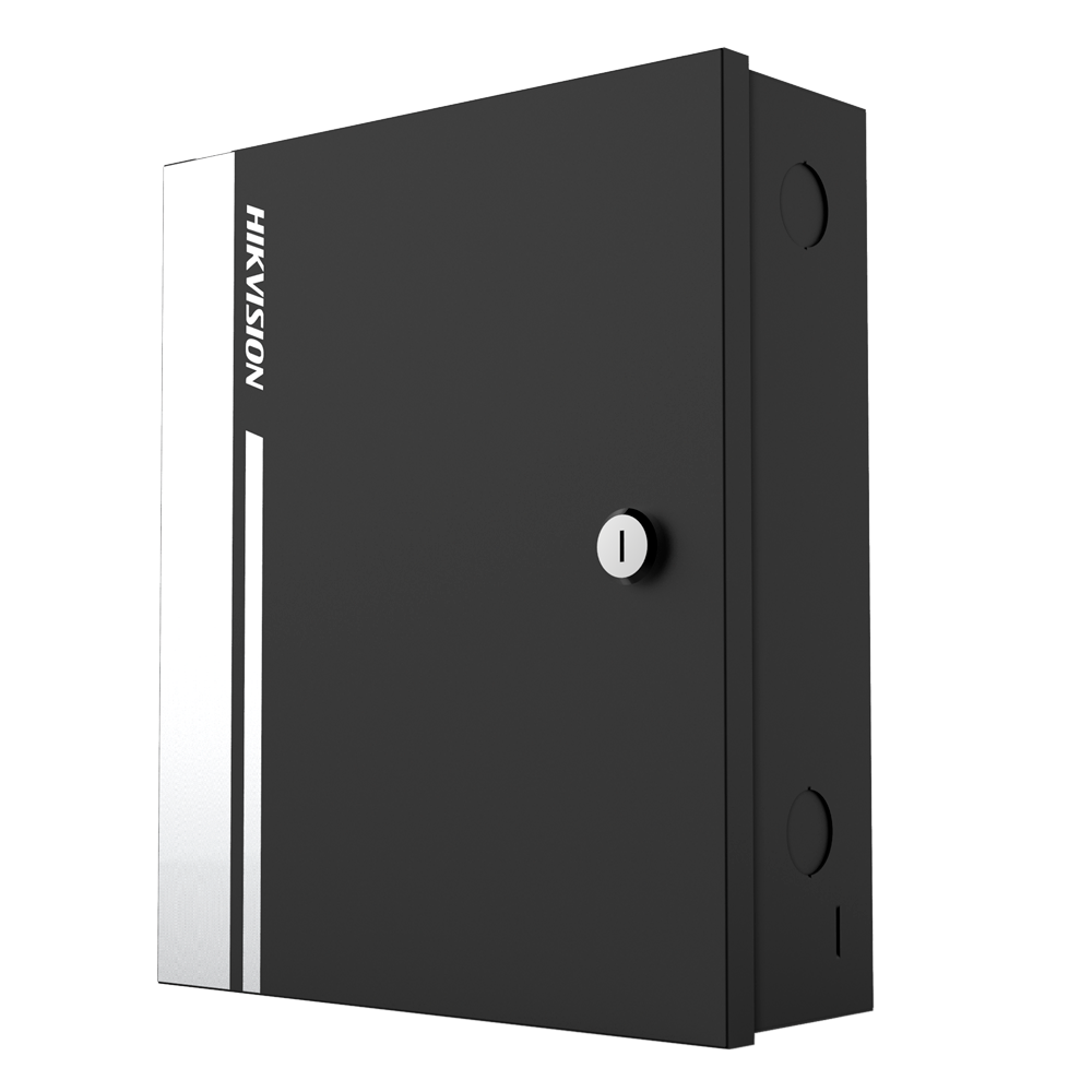 Controller di accessi RFID - Accesso con scheda o password - Comunicazione TCP/IP - 4 ingressi Wiegand - Uscita relè per 2 porte - Software iVMS-4200