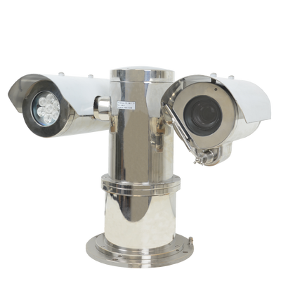 Telecamera IP Explosion Proof 2 Mp - 1/2.7" Progressive Scan CMOS - Ottica motorizzata 6.5~143mm | 22X - IR LEDs portata 200 m - Alloggiamento in acciaio inox 304 resistente alla corrosione - Impermeabilità IP68