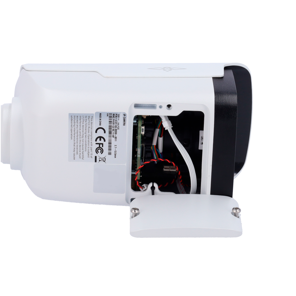 Telecamera Bullet IP X-Security - 4 Megapixel  (2560 × 1440) - Obiettivo 2.7–13.5 mm / LED Portata 60 m - WDR 120 dB | Microfono integrato - PoE | H.265+ - Funzioni intelligenti