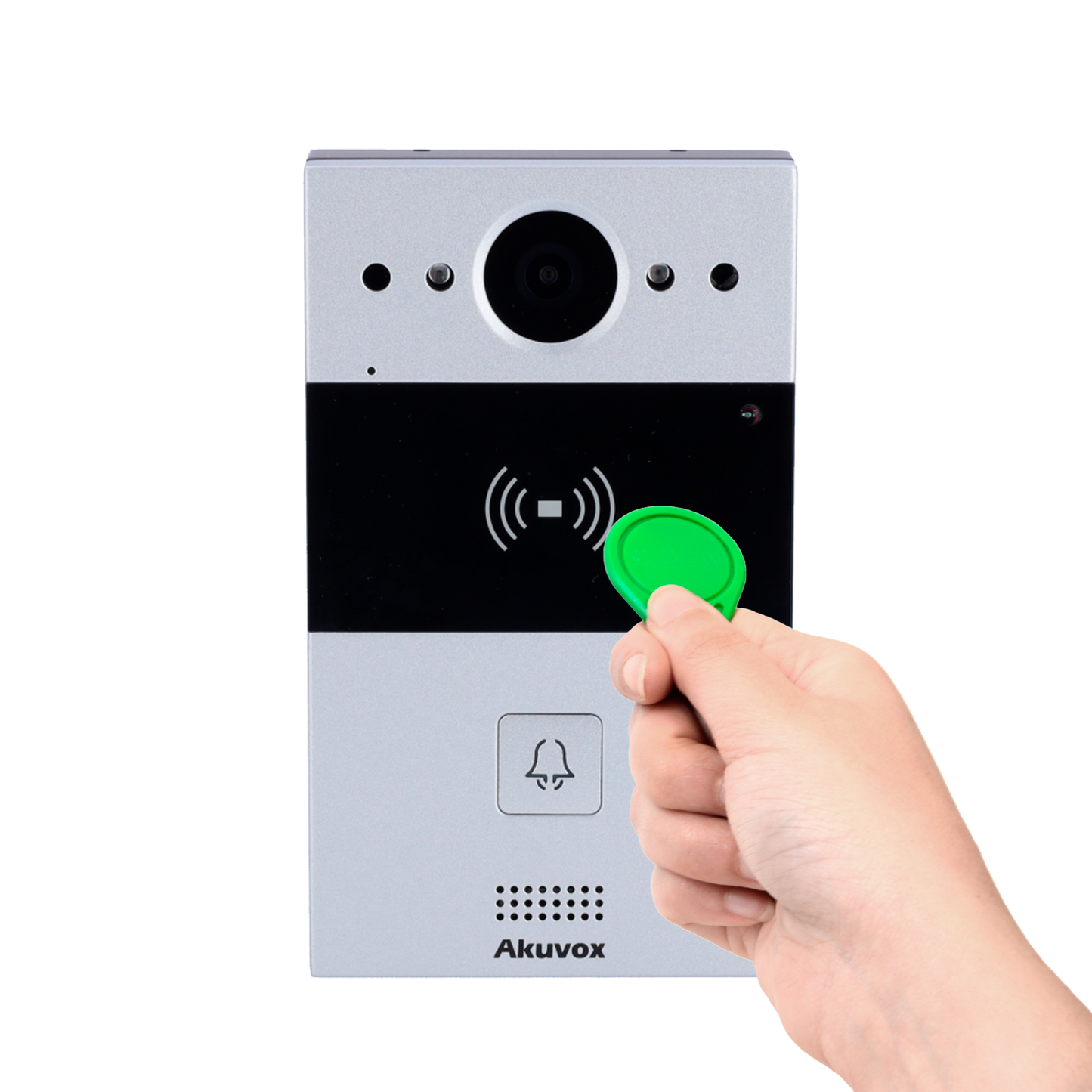 Vandal-proof 2-wire wall-mounted video intercom - 2 Mp camera | Crystal Clear Two-Way Audio - Opening via EM/MF card and NFC | 1 relay - SIP standard - Cloud maintenance - Monitor and outdoor station connection via Cloud