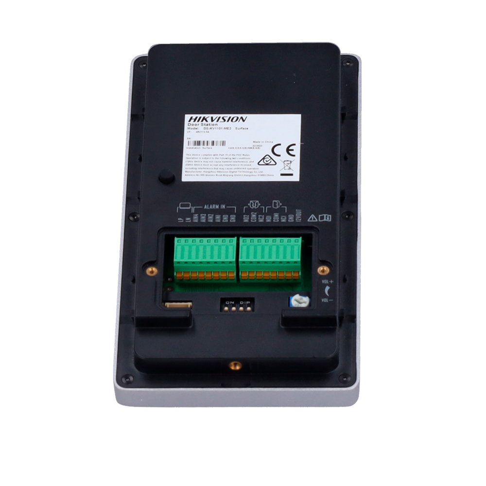 Kit de videoportero - Tecnología 2 hilos analógico - Incluye placa y monitor - Conexión por 2 hilos - Instalación Plug & Play - Montaje encastrado | IP65, IK07