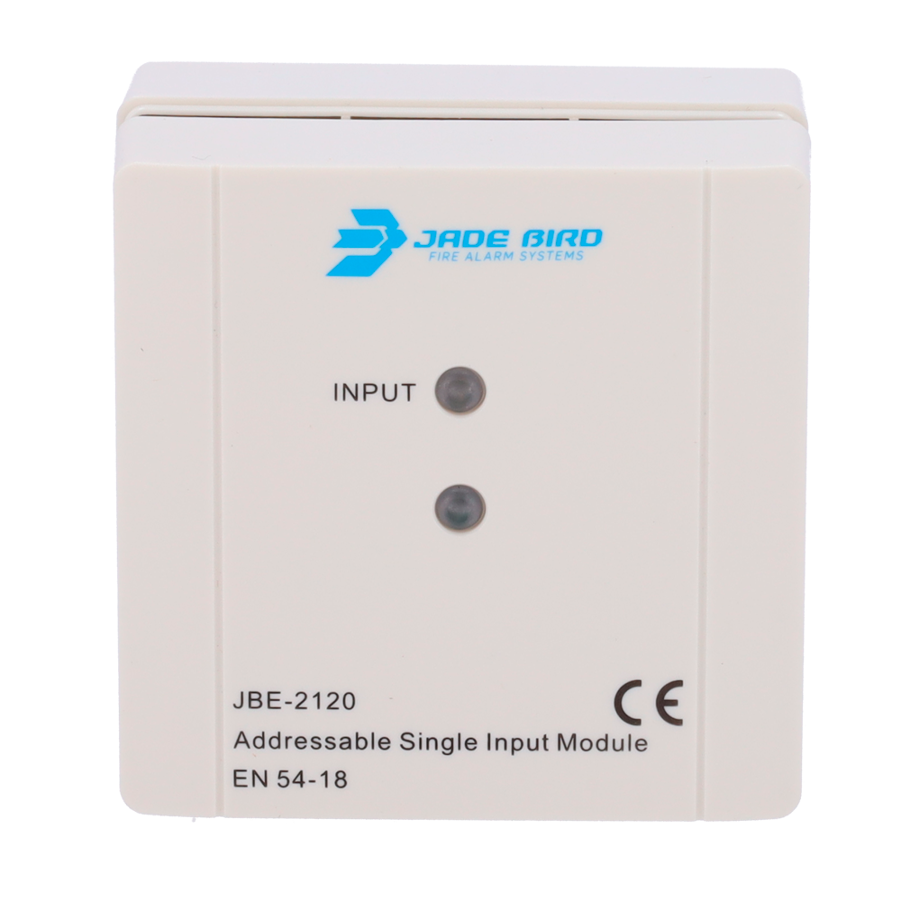 Progettato per il funzionamento in loop - Alimentazione tramite loop  - Modulo di ingresso logico  - Base con terminali per una facile rimozione/installazione JBE-2175 - Indirizzo programmabile tramite il modulo JBE-AT1 - rfl di 10 kΩ (fornita) -