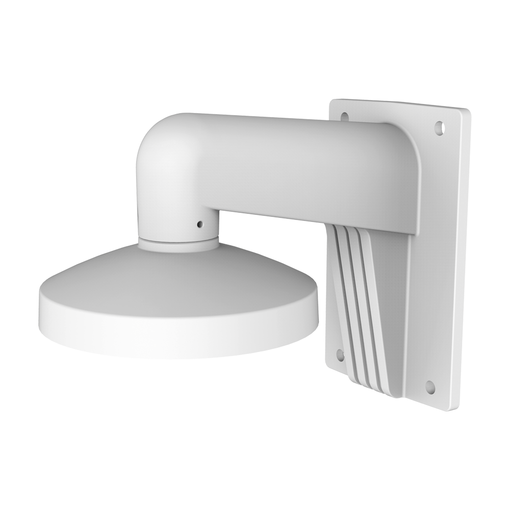 Soporte de pared - Caja de conexiones - Apto para exterior - Con tratamiento anticorrosión - Color blanco - Portacables