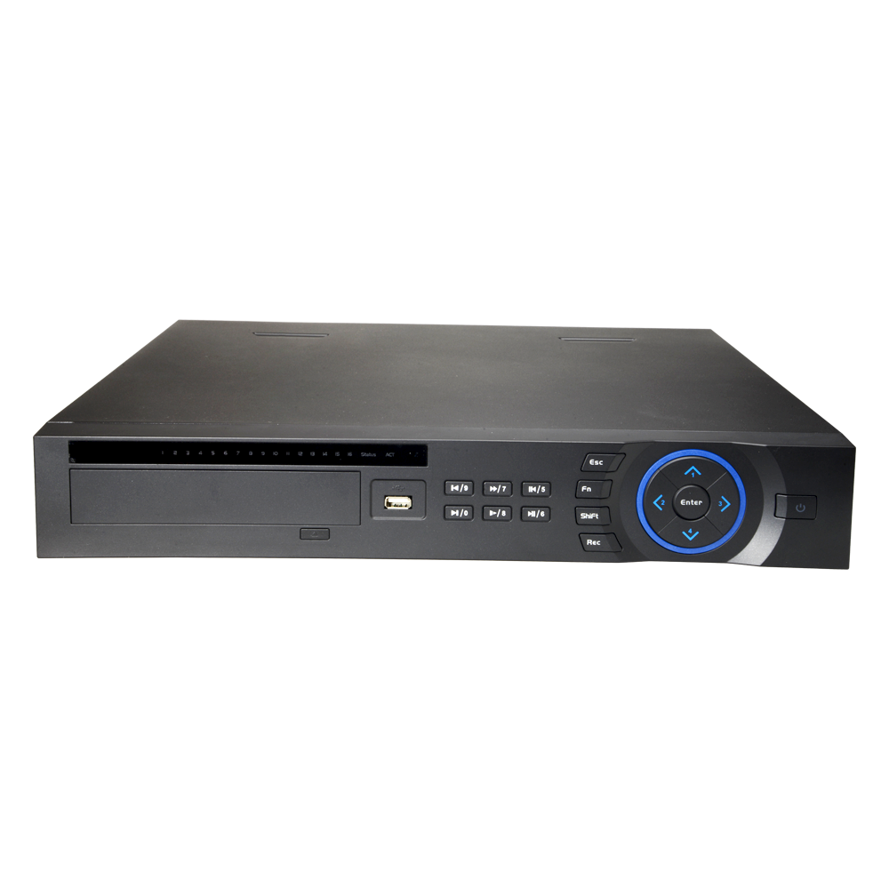 Videoregistratore digitale HDCVI - 4 CH HDCVI / 4 CH audioP - 1080P (12FPS) /720p (25FPS) - Entrate/Uscite allarmi - Uscita VGA, HDMI Full HD - Ammette 2 hard disk