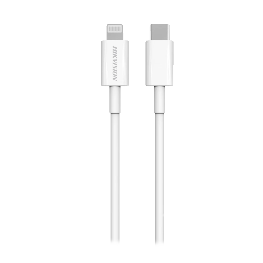 Veger - Cable USB2.0 - Carga rápida 60W - USB-C a Lightning - Cubierta de metal trenzado  - Longitud 1m