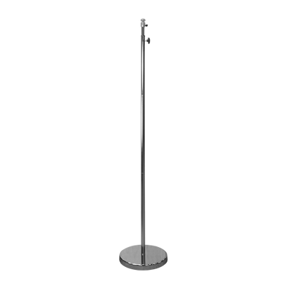 Supporto con pedana per telecamera - Estensibile 99~135 cm - Rotula rotazione 360º - Occhielli a sezione passacavi - Base circolare