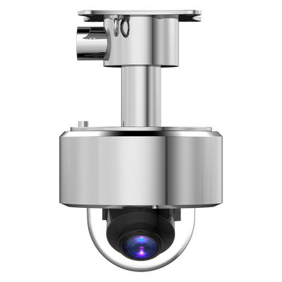 Telecamera IP Explosion Proof 4 Mp - 1/1.8" Progressive Scan CMOS - Ottica motorizzata 2.8 -12 mm AF - IR LEDs portata 40 m - Alloggiamento in acciaio inox 304 resistente alla corrosione - Impermeabilità IP68