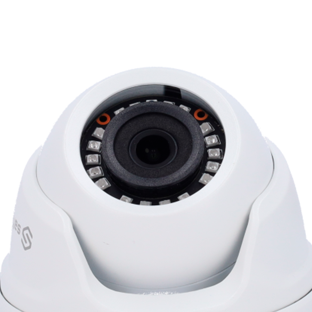 Cámera dome Gama 1080p ECO - 4 in 1 (HDTVI / HDCVI / AHD / CVBS) - 1/2.7" Brigates© BG0806 - Ottica 2.8 mm - LEDs SMD IR Portata 20 m - Menù OSD remoto da DVR