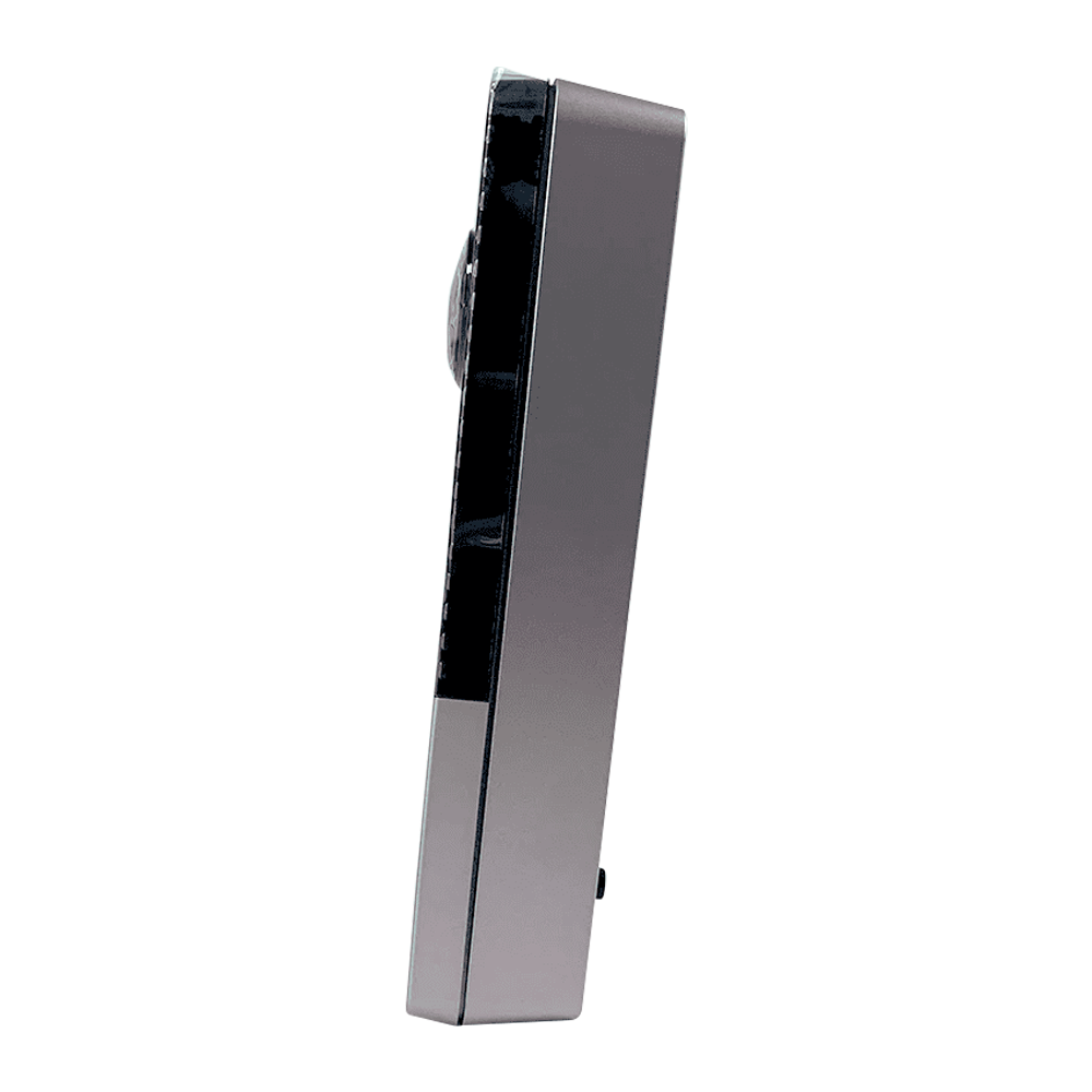 WiFi IP video intercom - 2 Mp camera | Two-way audio - Opening with MF card - Mobile APP with or without Monitor - Power supply via Standard PoE - Surface mounting