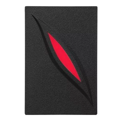 Lector de acceso - Acceso mediante tarjeta EM y MF - Indicador LED y acústico - Wiegand 34 - Compatible con controladores ZKTeco - Apto para exterior IP65